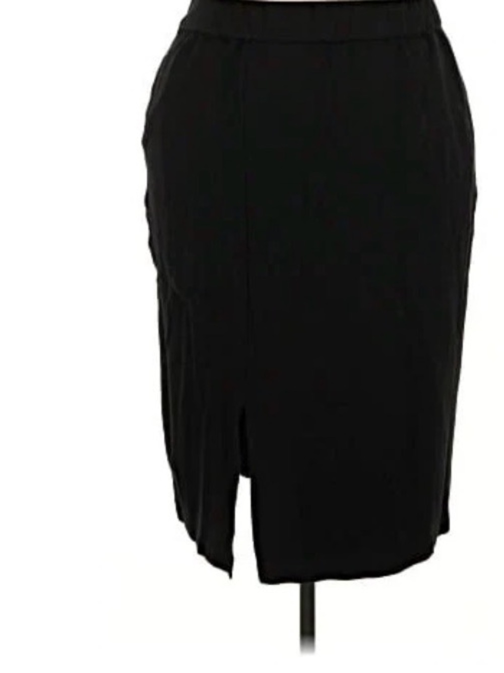 Universal Standard Black Pencil Skirt with Front Slit